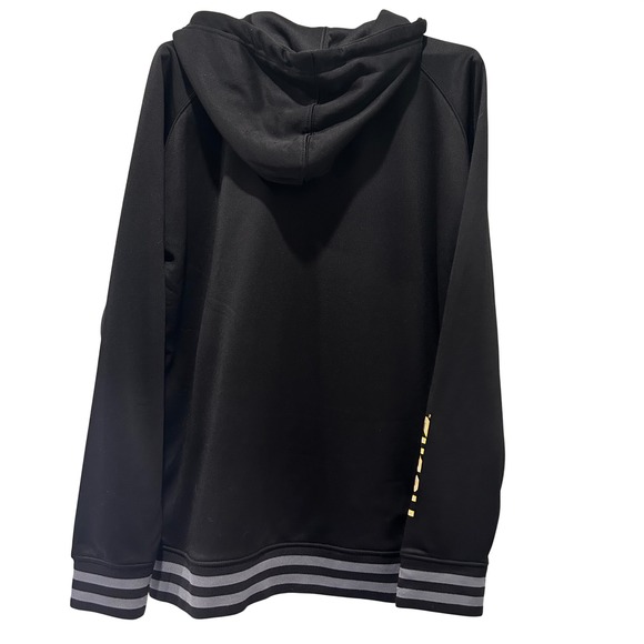 Rivalry Threads LSU Tigers Quarter Zip Hoodie Black Gold Mens Large - Picture 6 of 6